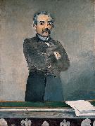 Edouard Manet Portrait of Georges Clemenceau oil painting